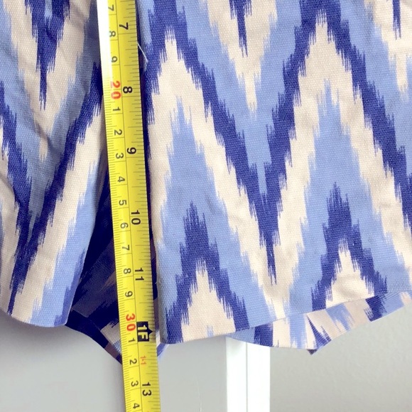GAP Striped Shorts Womens Size 8 - Navy and Baby Blue White - Picture 8 of 10